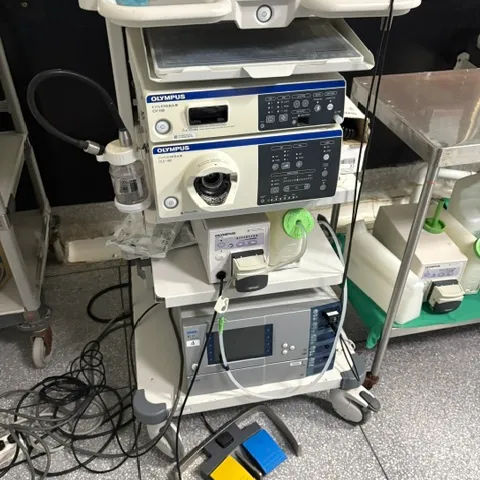 Endoscopy tower at a Caribbean partner hospital